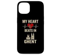 Il mio cuore batte a Gand Belgio City Pride Custodia per iPhone 13