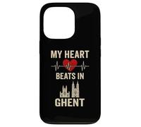 Il mio cuore batte a Gand Belgio City Pride Custodia per iPhone 13 Pro