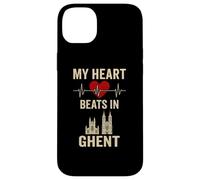 Il mio cuore batte a Gand Belgio City Pride Custodia per iPhone 14 Plus