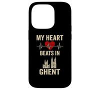 Il mio cuore batte a Gand Belgio City Pride Custodia per iPhone 14 Pro
