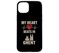 Il mio cuore batte a Gand Belgio City Pride Custodia per iPhone 15 Plus