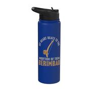 Il mio cuore batte al ritmo della Berimbau Capoeira Stainless Steel Insulated Water Bottle