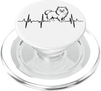 Il mio cuore batte del cane di Pomerania PopSockets PopGrip per MagSafe