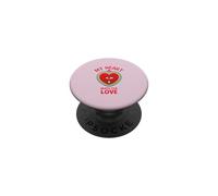 Il mio cuore batte per amore (Dichiarazione positiva) PopSockets PopGrip Adesivo