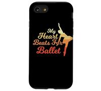 Il mio cuore batte per donne e ragazze ballerine Custodia per iPhone SE (2020) / 7/8