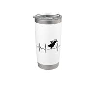 Il mio cuore batte per il battito del toro da equitazione Bicchiere termico in acciaio inox doppia parete