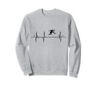 Il mio cuore batte per il cardiogramma del salto in lungo Felpa