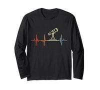 Il mio cuore batte per il mio Cardiogramma Telescopio Maglia a Manica