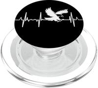 Il mio cuore batte per la falconeria del falconiere PopSockets PopGrip per MagSafe