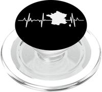 Il mio cuore batte per la Francia ECG francese PopSockets PopGrip per MagSafe