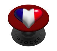 Il mio cuore batte per la Francia PopSockets PopGrip Adesivo