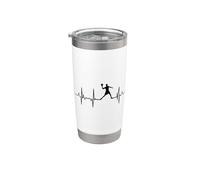 Il mio cuore batte per la linea Dodgeball Pulse Bicchiere termico in acciaio inox doppia parete