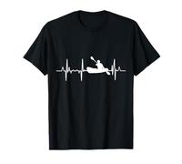 Il mio cuore batte per la regata di canottaggio Heartbeat Maglietta