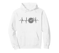 Il Mio Cuore batte per l'amante Freccette Battito del Cuore Felpa con Cappuccio