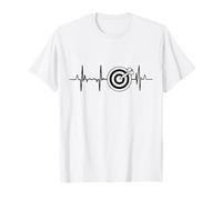 Il Mio Cuore batte per l'amante Freccette Battito del Cuore Maglietta