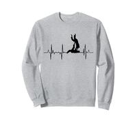 Il mio cuore batte per le arti marziali Brazilian Jiu Jitsu Felpa