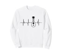 Il Mio Cuore batte per l'Ukulele Musica Ukulelist Felpa