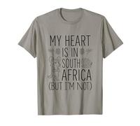 Il Mio Cuore è in Sudafrica (Ma Non Lo Sono) - Sud Africa Maglietta