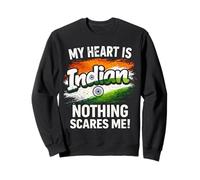 Il Mio Cuore è India Orgoglioso Indiano Felpa