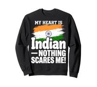 Il Mio Cuore è India Orgoglioso Indiano Felpa