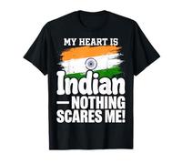 Il Mio Cuore è India Orgoglioso Indiano Maglietta