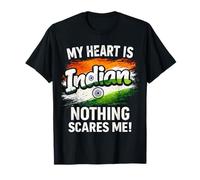 Il Mio Cuore è India Orgoglioso Indiano Maglietta