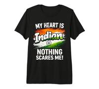 Il Mio Cuore è India Orgoglioso Indiano Maglietta Premium
