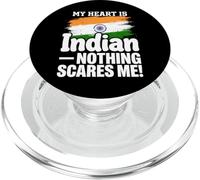 Il mio cuore è India Orgoglioso indiano PopSockets PopGrip per MagSafe