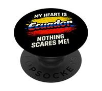 Il mio cuore è l'Ecuador PopSockets PopGrip Adesivo