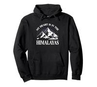 Il Mio Cuore è nell'Himalaya Himalaya Mountain Souvenir Felpa con Cappuccio