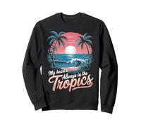 Il Mio Cuore è Sempre ai Tropici Maui Felpa