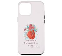 Il mio cuore è & SEMPRE SARÀ TUO Jane Austen Citazione Meme Custodia per iPhone 12 Pro Max