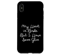 Il mio cuore è spezzato ma ho della colla Custodia per iPhone XS Max