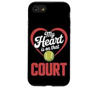Il mio cuore è su quel campo da tennis Custodia per iPhone SE (2020) / 7/8