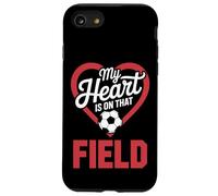 Il mio cuore è su quel campo di calcio Custodia per iPhone SE (2020) / 7/8