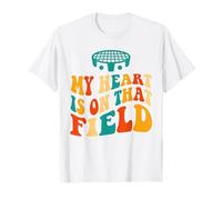 Il Mio Cuore è su Quel Campo Roundnet Passion Maglietta