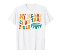 Il Mio Cuore è su Quel Campo Roundnet Passion Maglietta