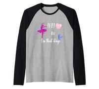 Il Mio Cuore è su Quel palcoscenico Recital di Ballo Mamma Maglia con Maniche Raglan