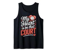 Il Mio Cuore è su Quella Corte Pallavolo Canotta