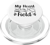 Il mio cuore è sul campo PopSockets PopGrip per MagSafe