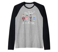 Il Mio Cuore è sul palco di Natale Schiaccianoci Balletto Meme Maglia con Maniche Raglan