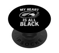 Il mio cuore è tutto nero PopSockets PopGrip Adesivo