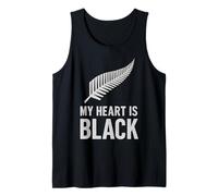 Il Mio Cuore è Tutto Nero Silver Fern Canotta