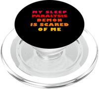 Il mio demone di paralisi del sonno ha paura di me PopSockets PopGrip per MagSafe