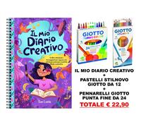 Il Mio Diario Creativo: Un Libro Stimolante E Incoraggiante per Ragazze + giotto