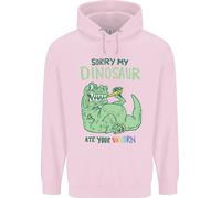 Il Mio Dinosauro ATE Tuo Unicorn T- Rex Divertente Bambini Felpa con Cappuccio