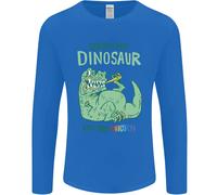 Il Mio Dinosauro ATE Tuo Unicorn T- Rex Divertente Uomo Maniche