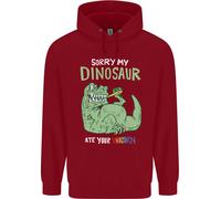 Il Mio Dinosauro Ha Mangato Il Tuo Unicorno Felice Felpa Per Bambini T-Rex