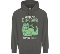 Il Mio Dinosauro Ha Mangato Il Tuo Unicorno Felice Felpa Per Bambini T-Rex