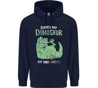 Il Mio Dinosauro Ha Mangato Il Tuo Unicorno Felice Felpa Per Bambini T-Rex